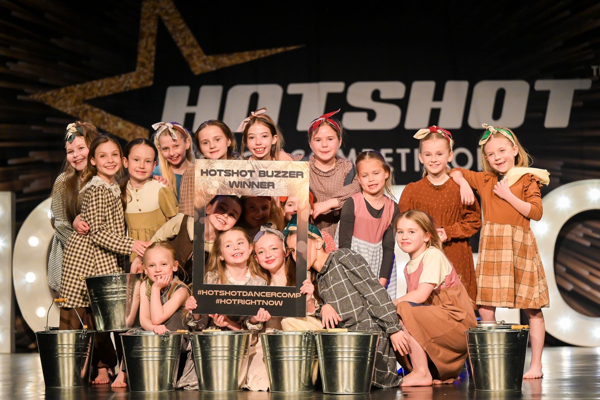 D2E Academy troupe in full costume